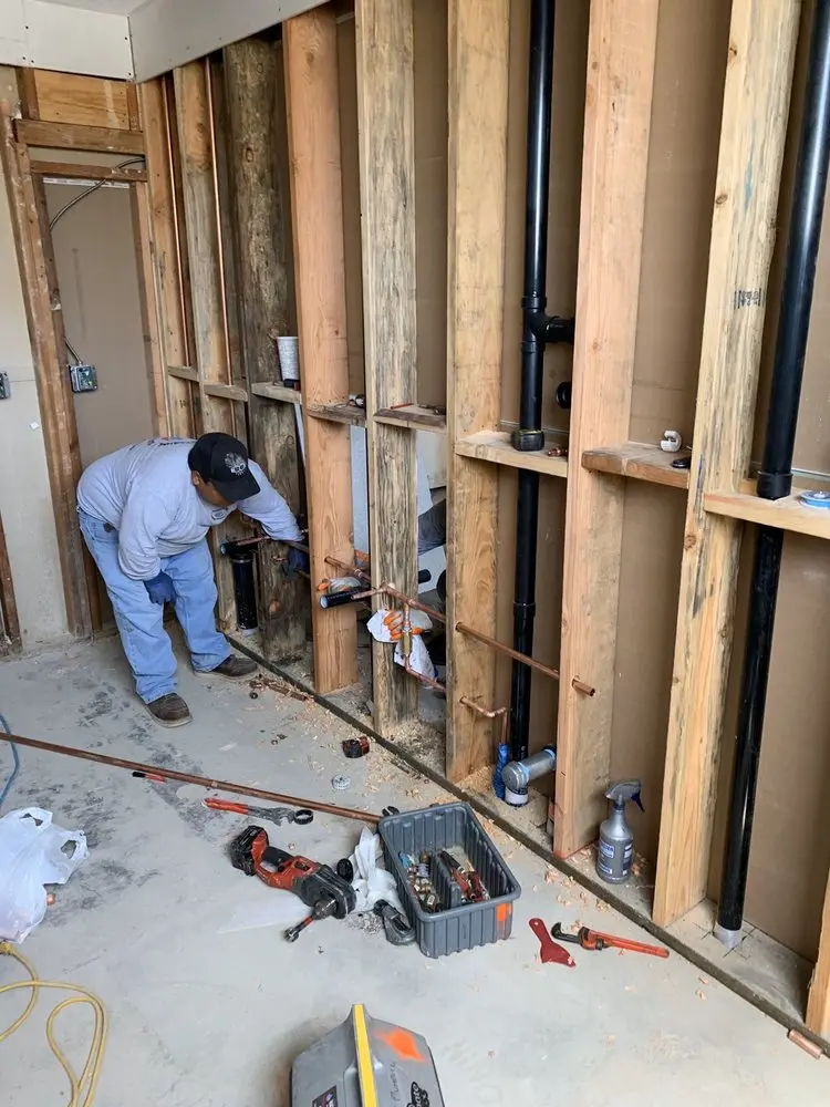 Commercial rough-in plumbing for Water Heater Replacement in Frankfort